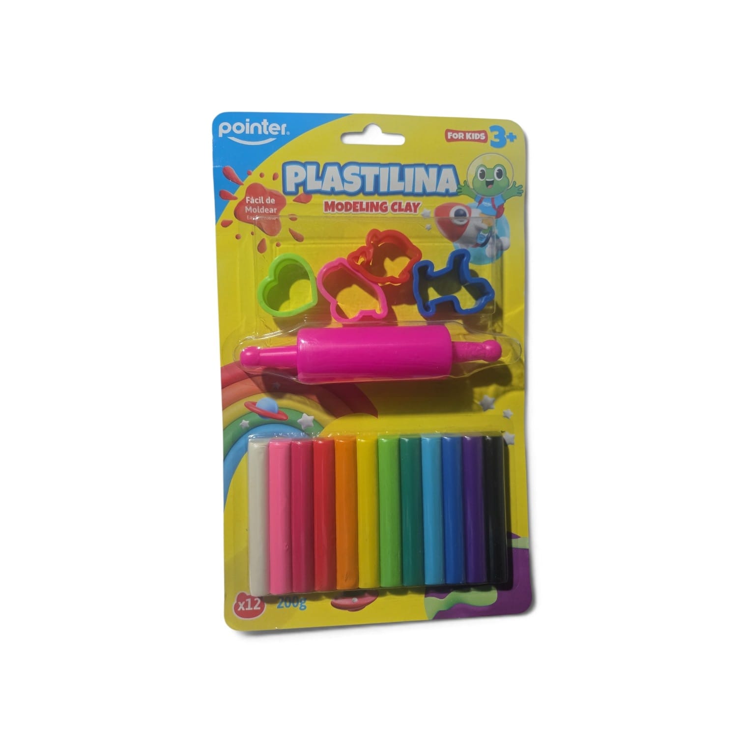 PLASTILINA POINTER 12PCS