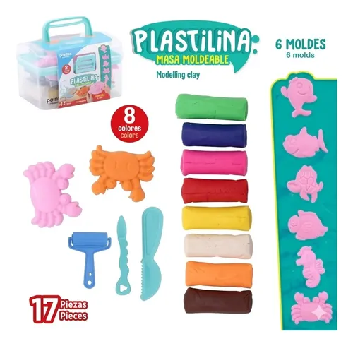 SET DE PLASTILINA POINTER Y MOLDE