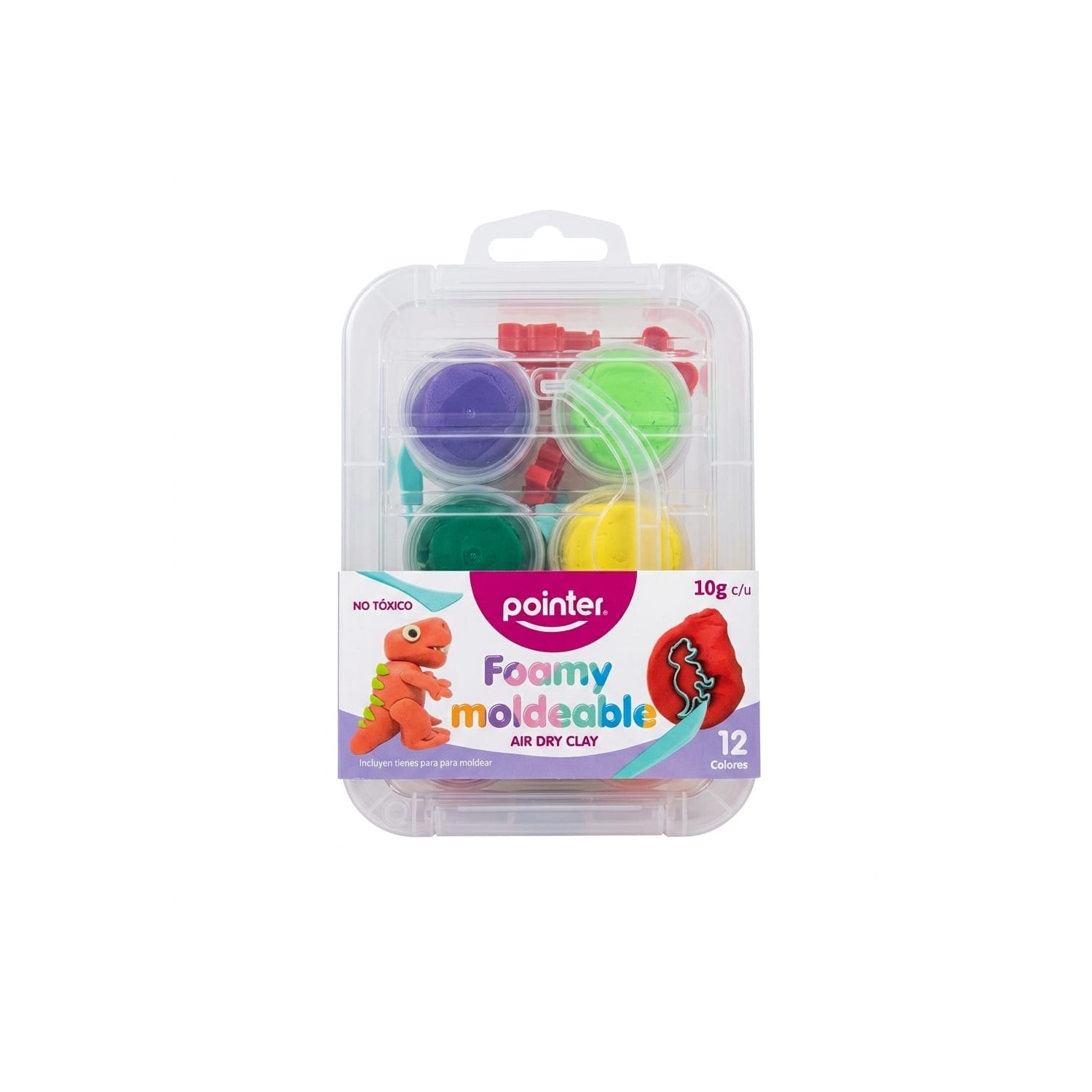CAJA PLASTICA FOAMY MOLDEABLE6UNID