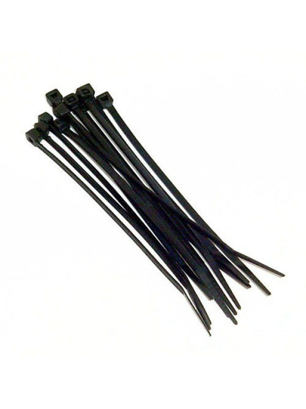 AMARRA PLASTICA NEGRA 8 SADY FIX 100UDS