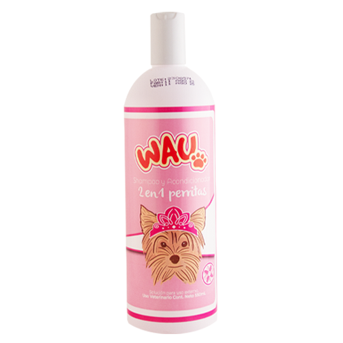 SHAMPOO Y ACOND. WAU PARA PERRITAS 550ML