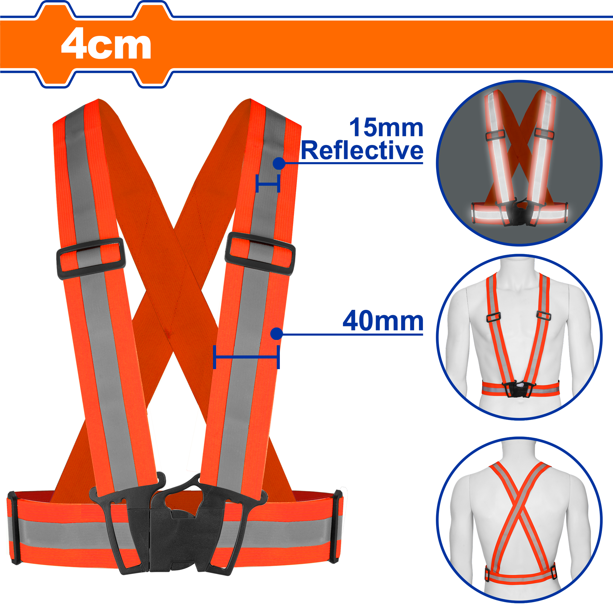CHALECO DE SEGURIDAD WADFOW TIPO ARNES