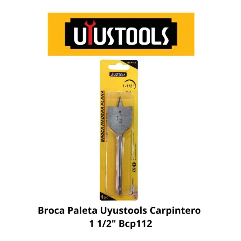 BROCA PALETA 1.1/2 X 6  UYUSTOOLS