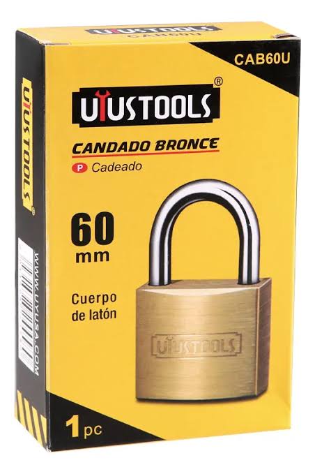 CANDADO BRONCE UYUSTOOLS 60MM