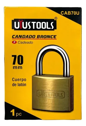 CANDADO BRONCE UYUSTOOLS 70MM